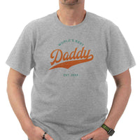 Load image into Gallery viewer, Designs by MyUtopia Shout Out:World&#39;s Best Daddy Personalized Adult Unisex T-Shirt

