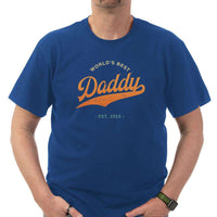 Load image into Gallery viewer, Designs by MyUtopia Shout Out:World&#39;s Best Daddy Personalized Adult Unisex T-Shirt
