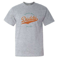 Load image into Gallery viewer, Designs by MyUtopia Shout Out:World&#39;s Best Daddy Personalized Adult Unisex T-Shirt,Athletic Heather / S,Adult Unisex T-Shirt
