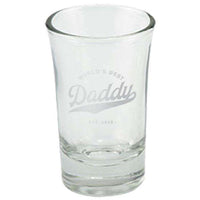 Load image into Gallery viewer, Designs by MyUtopia Shout Out:World&#39;s Best Daddy Personalized Laser Etched Shot Glass
