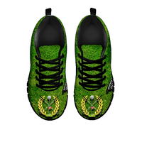 Load image into Gallery viewer, Designs by MyUtopia Shout Out:World&#39;s Best Golfing Dad Running Shoes (D),Men&#39;s / Mens US5 (EU38) / Green,Running Shoes
