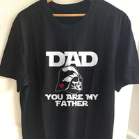 Load image into Gallery viewer, Designs by MyUtopia Shout Out:You Are My Father Adult Unisex T-Shirt,S / Black,Adult Unisex T-Shirt
