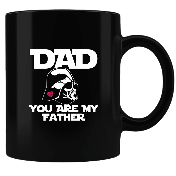 Designs by MyUtopia Shout Out:You Are My Father Black Coffee Mug,Default Title,Ceramic Coffee Mug
