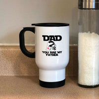 Load image into Gallery viewer, Designs by MyUtopia Shout Out:You Are My Father Stainless Steel Travel Coffee Mug w. Twist Close Lid

