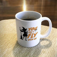 Load image into Gallery viewer, Designs by MyUtopia Shout Out:You Can&#39;t Fly With Us White Ceramic Coffee Mug,11oz / White,Ceramic Coffee Mug
