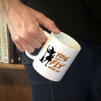 Load image into Gallery viewer, Designs by MyUtopia Shout Out:You Can&#39;t Fly With Us White Ceramic Coffee Mug
