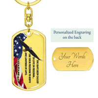 Load image into Gallery viewer, Designs by MyUtopia Shout Out:You have been Called to Live in Freedom Gal 5:13 Bible Verse Keepsake Keychain,18k Gold Finish / Yes,Liquid Glass Keychain
