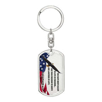 Load image into Gallery viewer, Designs by MyUtopia Shout Out:You have been Called to Live in Freedom Gal 5:13 Bible Verse Keepsake Keychain
