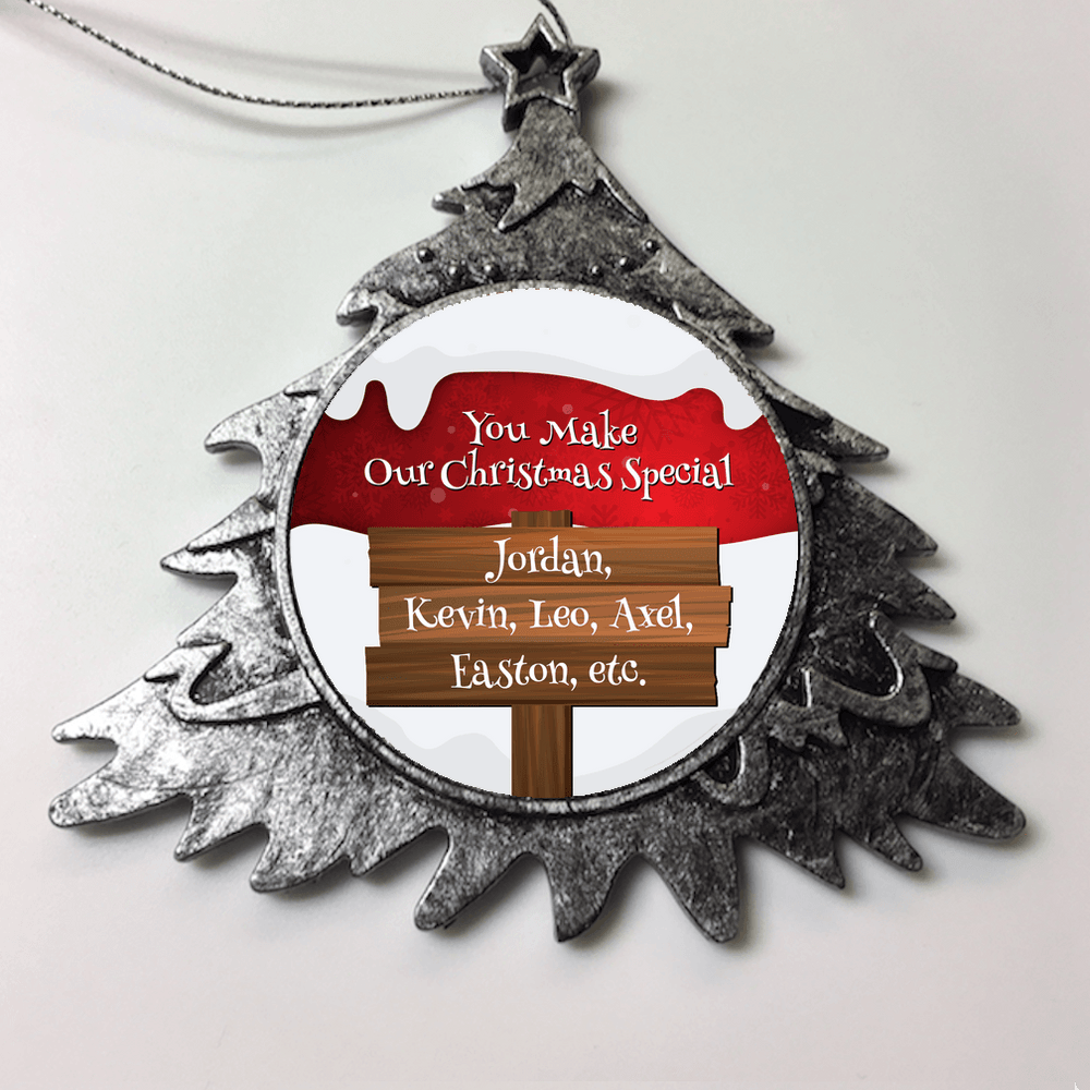 Designs by MyUtopia Shout Out:You Make Christmas Special Personalized Christmas Ornament,Christmas Tree,Personalized Christmas Ornament