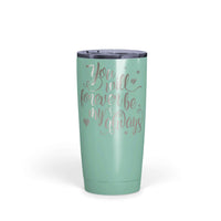 Load image into Gallery viewer, Designs by MyUtopia Shout Out:You Will Forever Be My Always Engraved Insulated Double Wall Steel Tumbler Travel Mug,20 Oz / Teal,Polar Camel Tumbler
