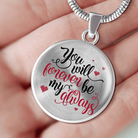 Load image into Gallery viewer, Designs by MyUtopia Shout Out:You Will Forever by My Always Handcrafted Circle Bangle
