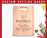 Load image into Gallery viewer, Designs by MyUtopia Shout Out:Your Kitchen, Meals and Memories are made here, Personalized Gift for Chef - Engraved with Family Name
