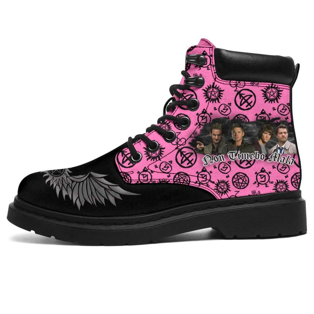 Designs by MyUtopia Shout Out:Your Photo Here All Weather Boot,Women's / Ladies US4.5 (EU35),Lace-up Boots