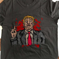 Load image into Gallery viewer, Designs by MyUtopia Shout Out:Zombie Trump Adult Unisex Cotton Short Sleeve T-Shirt
