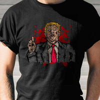 Load image into Gallery viewer, Designs by MyUtopia Shout Out:Zombie Trump Adult Unisex Cotton Short Sleeve T-Shirt
