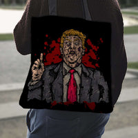 Load image into Gallery viewer, Designs by MyUtopia Shout Out:Zombie Trump Fabric Totebag Reusable Shopping Tote
